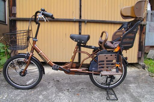 子供載せ自転車　limini+　サイマ　チャイルドシート付