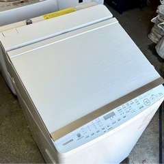 札幌市内配送可 美品 22年製 東芝 TOSHIBA ZABOON 全自動洗濯乾燥機 AW-10VH1 洗濯10kg/乾燥5kg