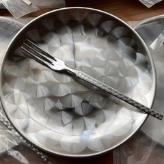 ケーキ皿 フォーク6セットの画像