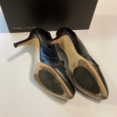 pellico ペリーコ　黒　パンプス　36.5の画像