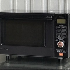 E330◇ツインバード◇オーブンレンジ◇2020年製◇18L◇フラット庫内◇MW-FS18の画像