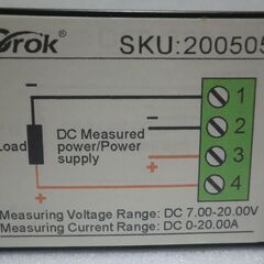 LCD デジタル電圧計 電流計 電力計の画像