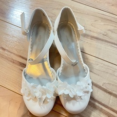 (20.5cm) フォーマルシューズ 白/ホワイト キッズ/子どもの画像