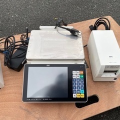 ☆中古品 東芝テック 対面料金はかり SL-6300-R プリンタSL-63P-1-R