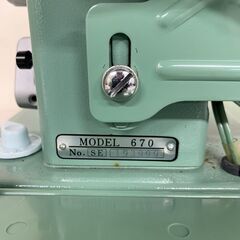 【JANOME】 ジャノメ ミシン 昭和レトロアンティーク 670型 J0004の画像