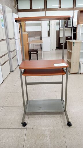 ★ジモティ割あり★  PCラック ブラウン H129×D34×W61 クリーニング済み TJ5637