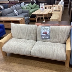 KE-2【新入荷　リサイクル品】白川家具　REMBRANDT 3シーターソファ　ナチュラルの画像