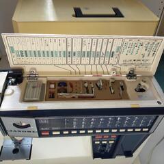岩手　盛岡　ジャノメ　ミシン　コンピューターミシン　メモリア　5002　付属品色々　フットペダル　実働の画像