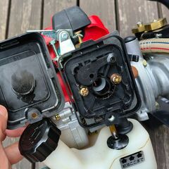 ホームスプレー小型高圧エンジン噴霧器 ジャンク 動噴 ガーデニング 庭木 散水の画像