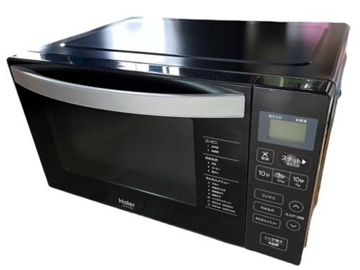 NO.1383【2021年製】Haier ヘルツフリー電子レンジ JM-FH18H 中古