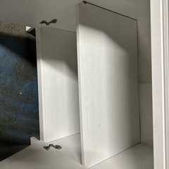 🌟激安‼️IKEA イケア 本棚書棚 BRUSALI ブルサリハイキャビネット 扉付 ホワイト🌟R207の画像