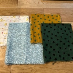 男の子柄ダブルガーゼ　　ベビー用品のハンドメイドにどうぞ！
