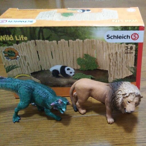 シュライヒ ワイルドライフ パンダ飼育セット フィギュア 42429 ☆恐竜 ライオン