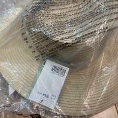 ストローハット　麦わら帽子H&Mの画像