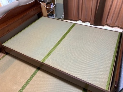 家具 ベッド ダブルベッドフレームのみ
