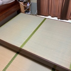 家具 ベッド ダブルベッドフレームのみ