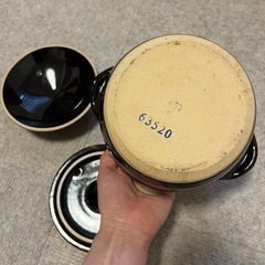 【中古】1人用 土鍋 電子レンジ可の画像