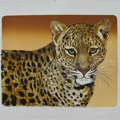 動物絵画の女流巨匠!ジャッキーマリーヴォーグ「アフリカンレパード...