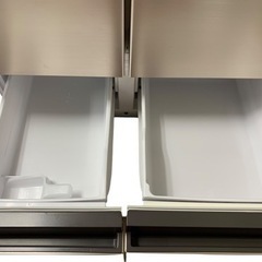 HITACHI 日立 ノンフロン冷凍冷蔵庫 冷凍冷蔵庫 冷蔵庫 R-H48R 2021年製 475L 6ドア 自動製氷機能 中古品の画像