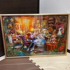 【お取引完了】おもちゃ パズル、完成品、アリスモチーフの画像