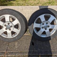 【値下げ】日産C25セレナ　タイヤ＆ホイール　195/60R16の画像