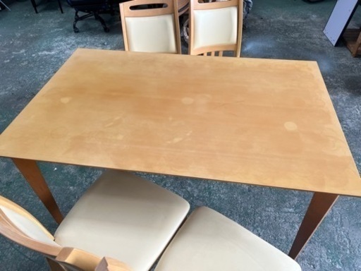 ?天然木材ダイニングテーブル✅椅子セット?配達可能