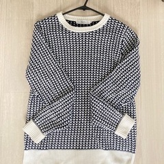 BEAMS BOY ポップコーン編み クルーネック ニット 古着