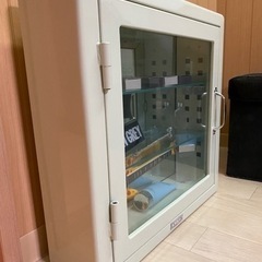 【ダルトン /ウォールマウントガラスキャビネット】の画像