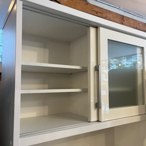 《売約済》【武蔵小山店】 【実質表示価格より最大２０％お値引き！！】NITORI ニトリ レジューム キッチンボード 食器棚 キッチン収納 収納 レンジボード カップボード ホワイト 白 キッチン おしゃれ 品川区 リサイクルショップ ランバールーム 武蔵小山店 武蔵小山パルム 戸越銀座