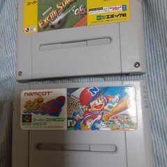 スーパーファミコン本体＋ソフト2本（中古）ジャンク品