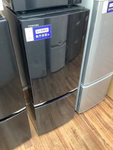 TOSHIBA 2ドア冷蔵庫 GR-P15BS 2019年製