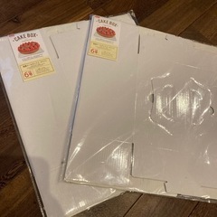 購入者の方に差し上げます！未開封！ケーキボックス2個セットの画像