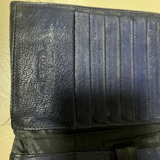 今なら値段交渉有！クロムハーツ 財布‼️ クロムハーツ希少❗️ネイビー