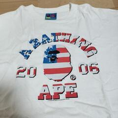 BAPE アメリカ柄CAP&Tシャツセットの画像