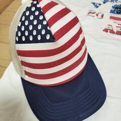 BAPE アメリカ柄CAP&Tシャツセットの画像