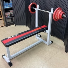 プレスベンチK（iROTEK /バーベル付/筋トレ器具）の画像
