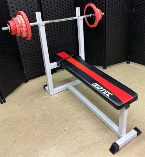 プレスベンチK（iROTEK /バーベル付/筋トレ器具）