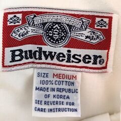 Budweiser/半袖シャツ/Ｍ/コットンの画像