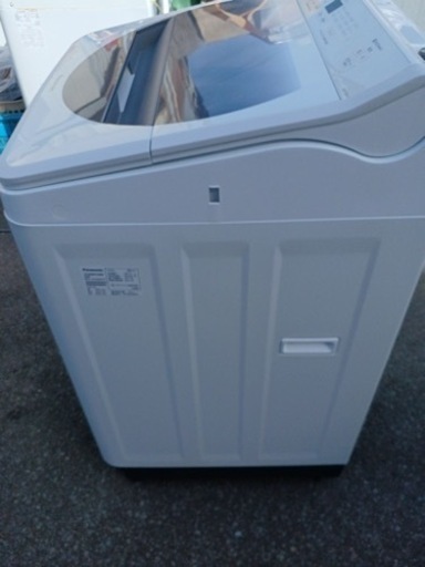 万代店　★2019年製★美品 中古★Panasonic 8kg 泡洗浄＆パワフル立体水流で洗浄力UP! 洗濯機【NA-FA80H7-N