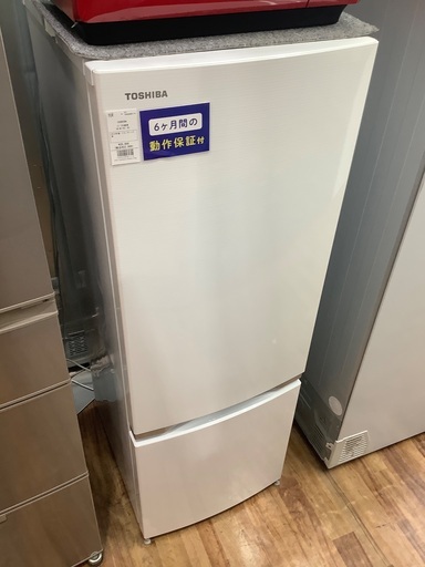 TOSHIBA 2ドア冷蔵庫 GR-M17BS 2018年製