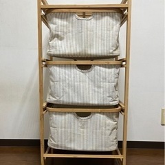 ニトリ  バンブーシェルフ　フォルテ　3段(ST) 