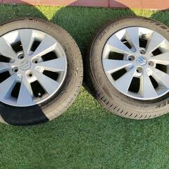 ７分山！（6〜6.5mm）SUZUKIワゴンR純正ホイール4本1...