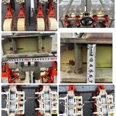 施肥播種機アグリテクノ矢崎RX1400E クボタクリーンシーダ4連