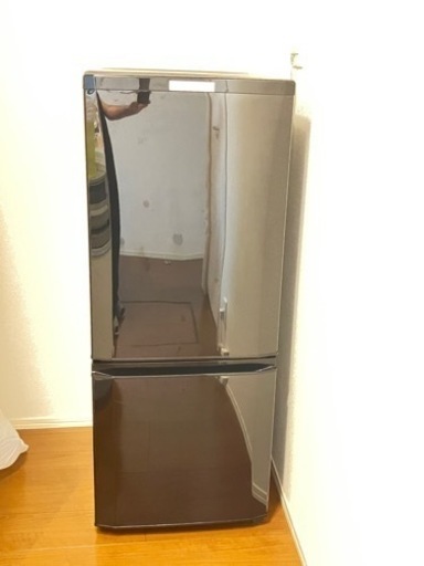 【美品】三菱ノンフロン冷凍冷蔵庫 146L 2017年製 三菱電機★引取希望