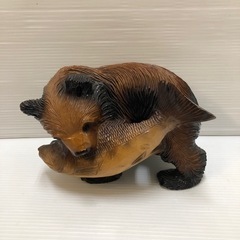 木彫りの熊　昭和レトロ　置き物　骨董　古道具　民芸品