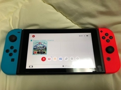 ［箱なし］［少しジャンク］Nintendo Switch本体　ポケモンアルセウス付き