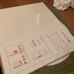 差し上げます　未使用　色紙2枚セットの画像