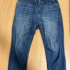 shucaデニム　ジーンズ　ゆったりSサイズ　レディース