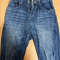 shucaデニム　ジーンズ　ゆったりSサイズ　レディースの画像