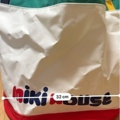 ミキハウス非売品ノベルティーカゴバックの画像